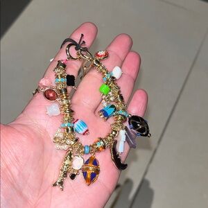 Piper-K genuine stones hand painted and enamel lead safe &nickel free bracelet